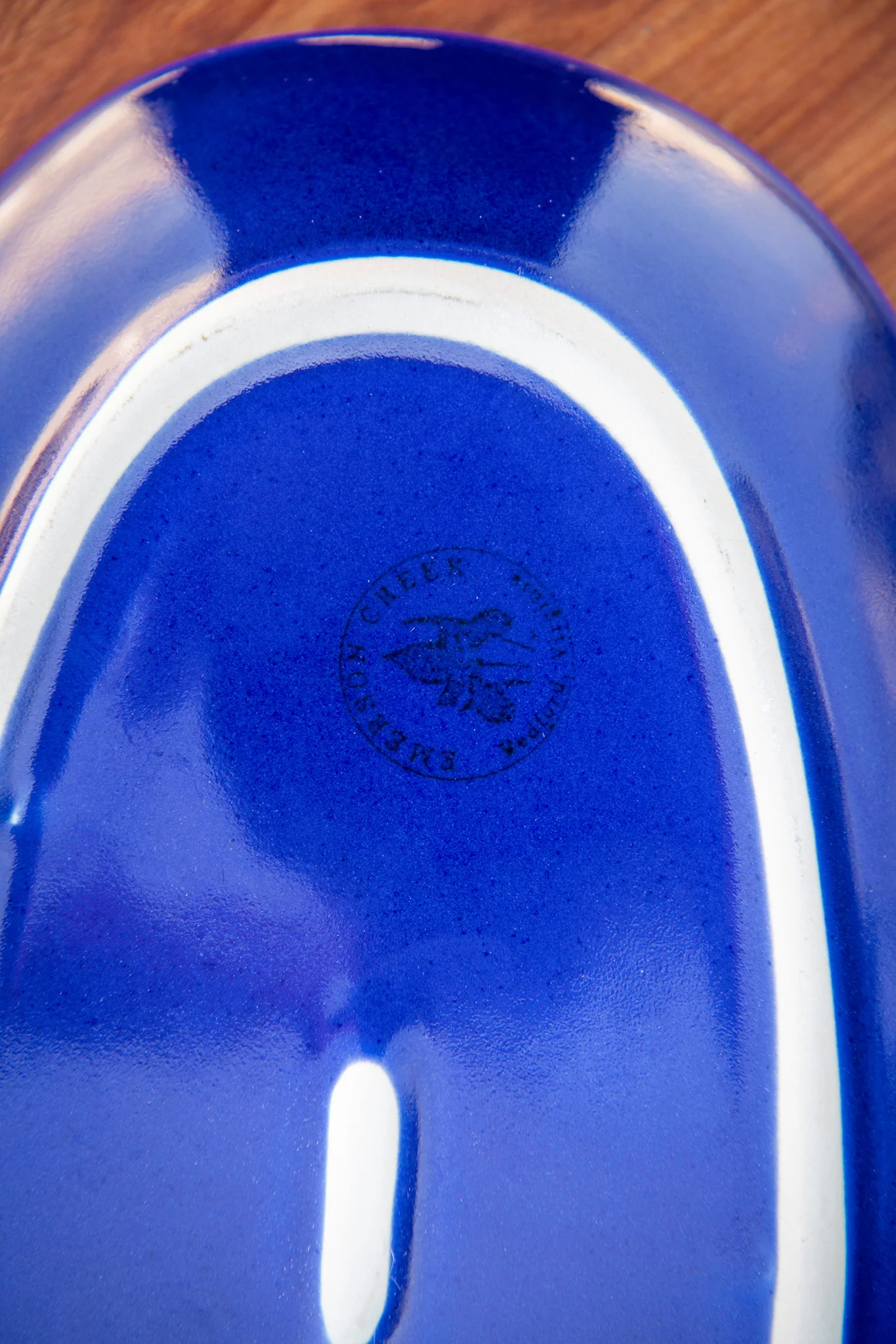 Oval Platter in American Blue - Image 4