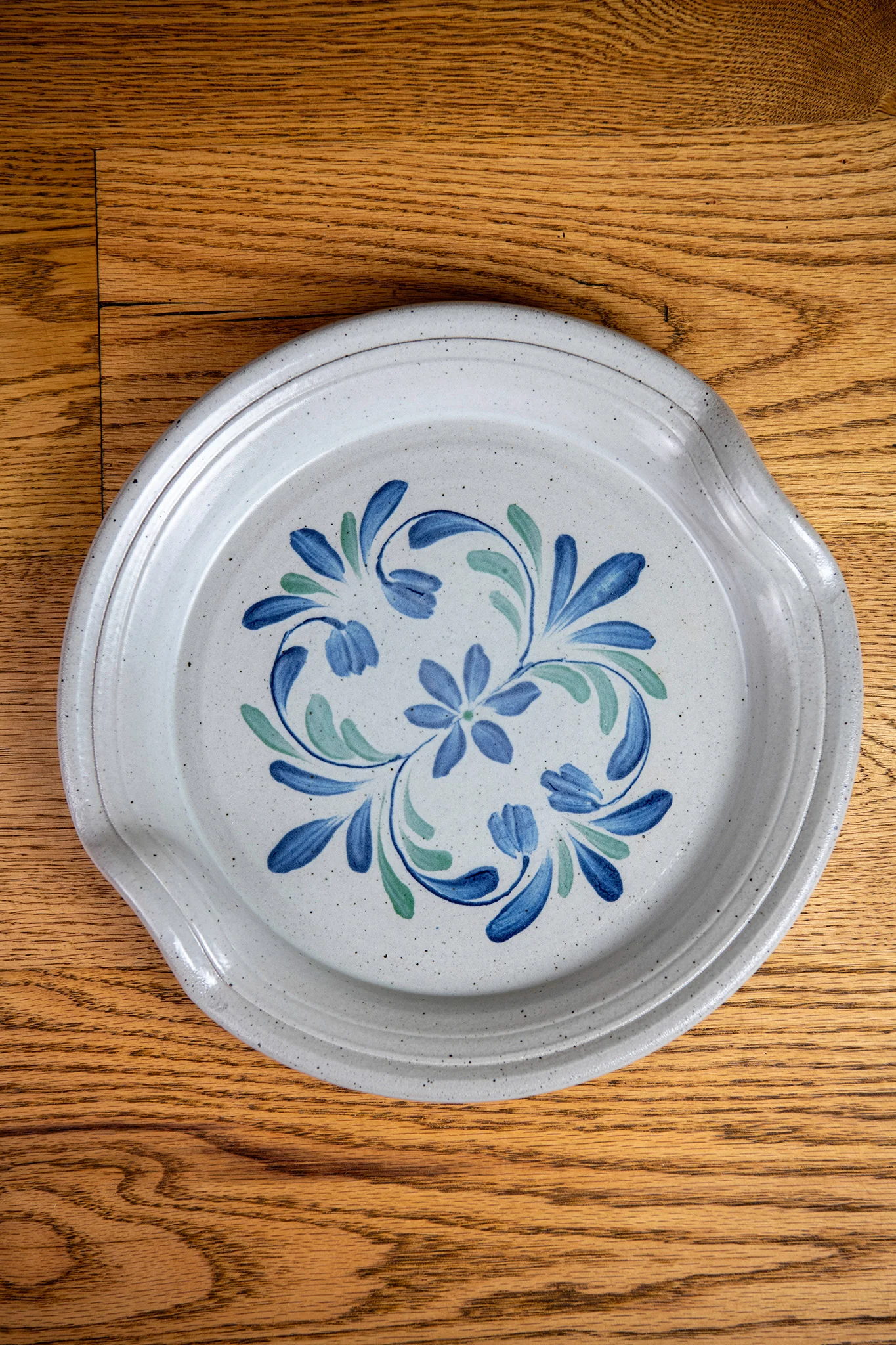 Prairie Floral Ceramic Handled Serving Platter - Image 3