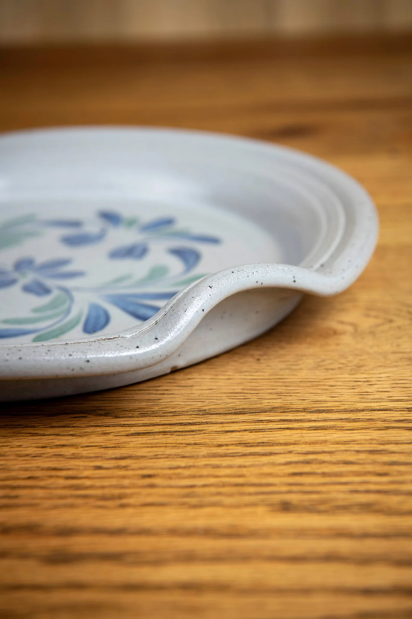 Prairie Floral Ceramic Handled Serving Platter - Image 4