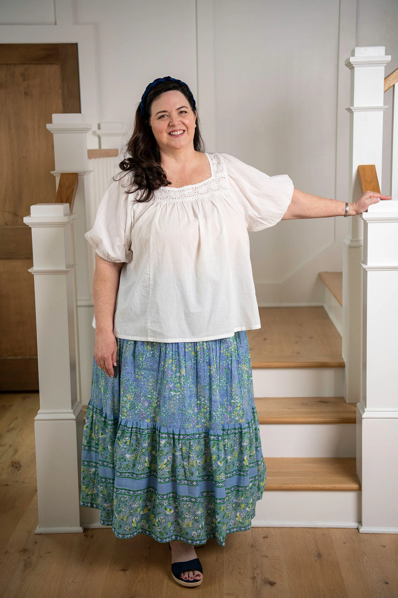 The Prairie Eyelet Everyday Blouse in White - Image 6